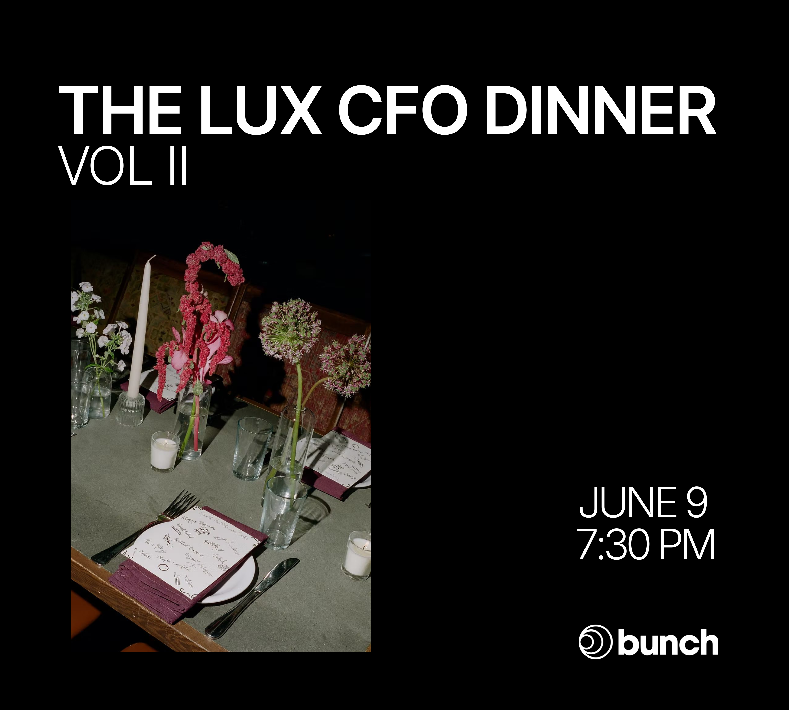 The LUX CFO Dinner
