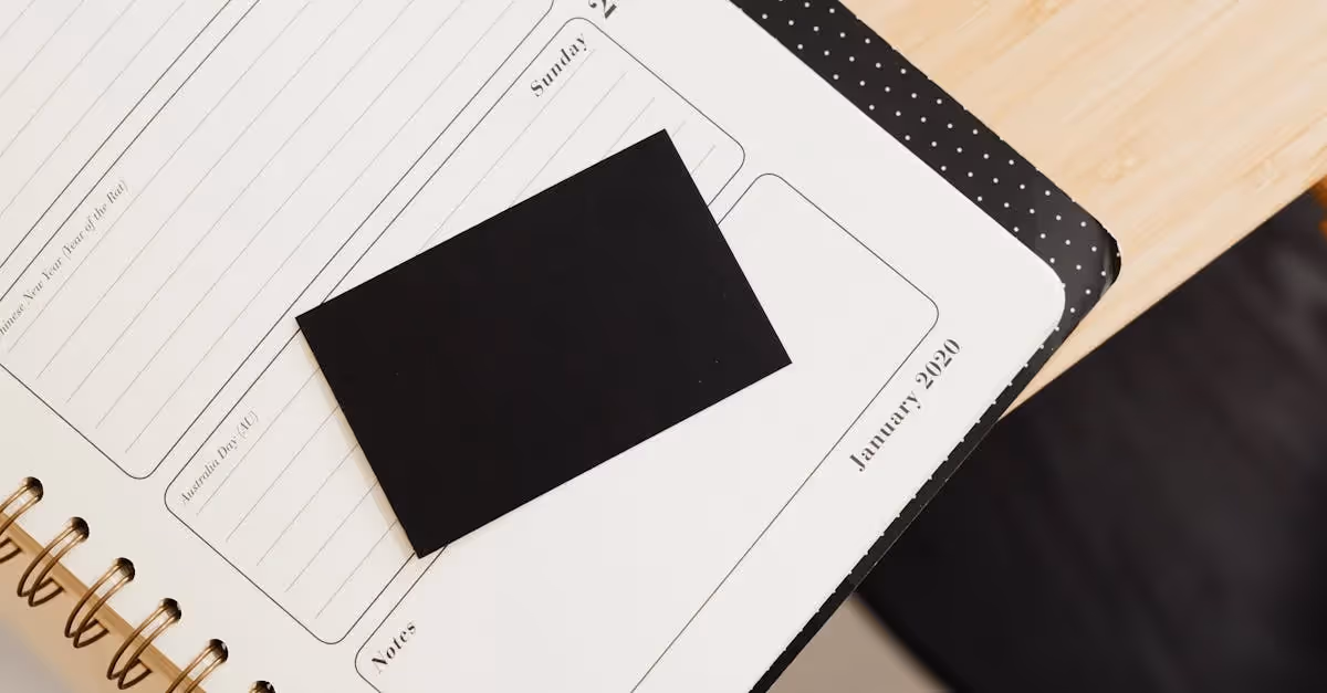 day planner