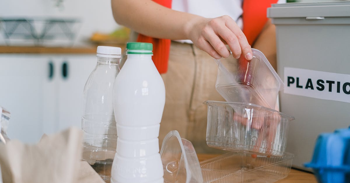 assorted plastic containers