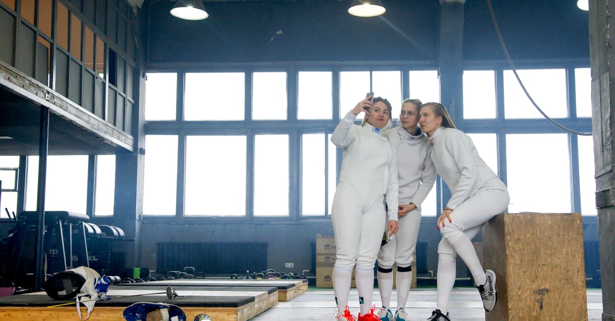 three women taking selfie