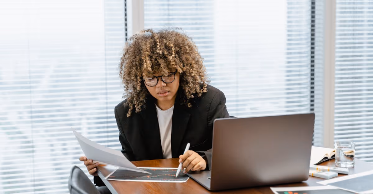 woman at work