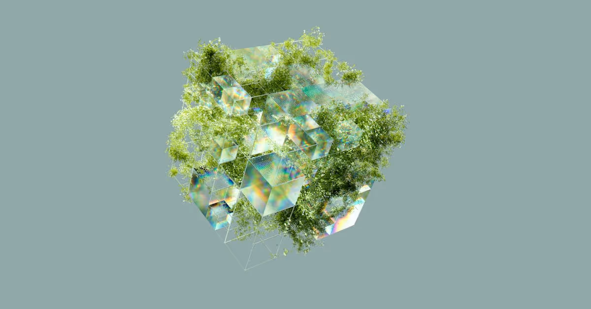 green cube