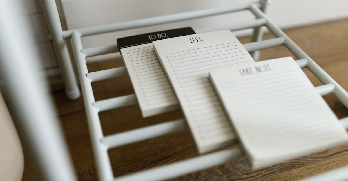 note pads