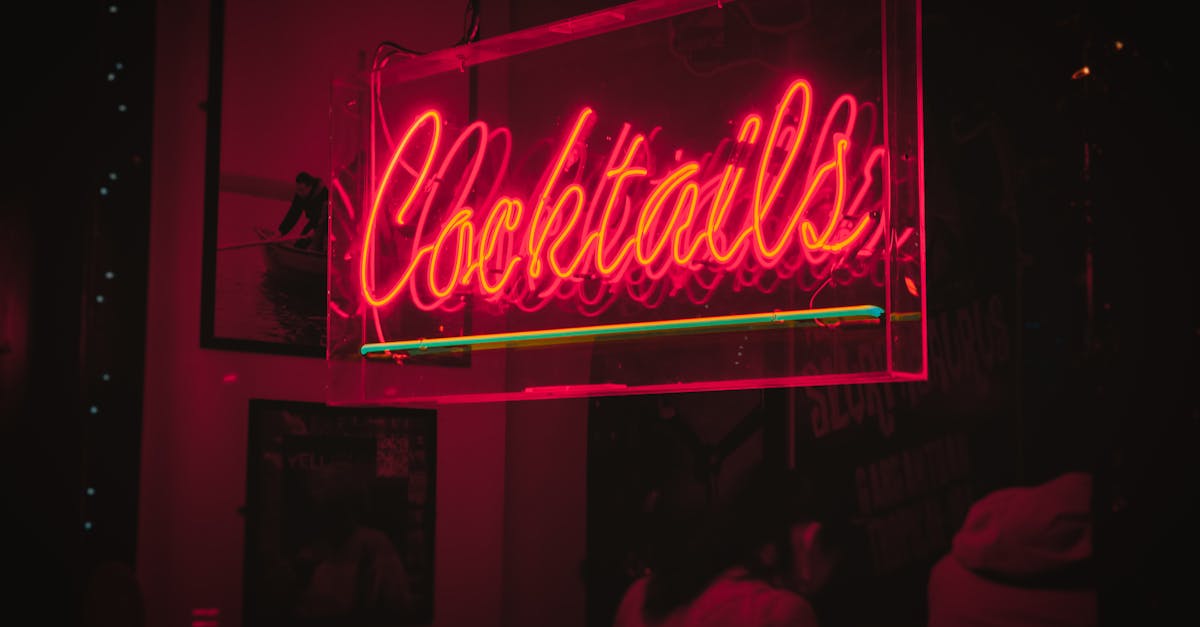 cocktails sign