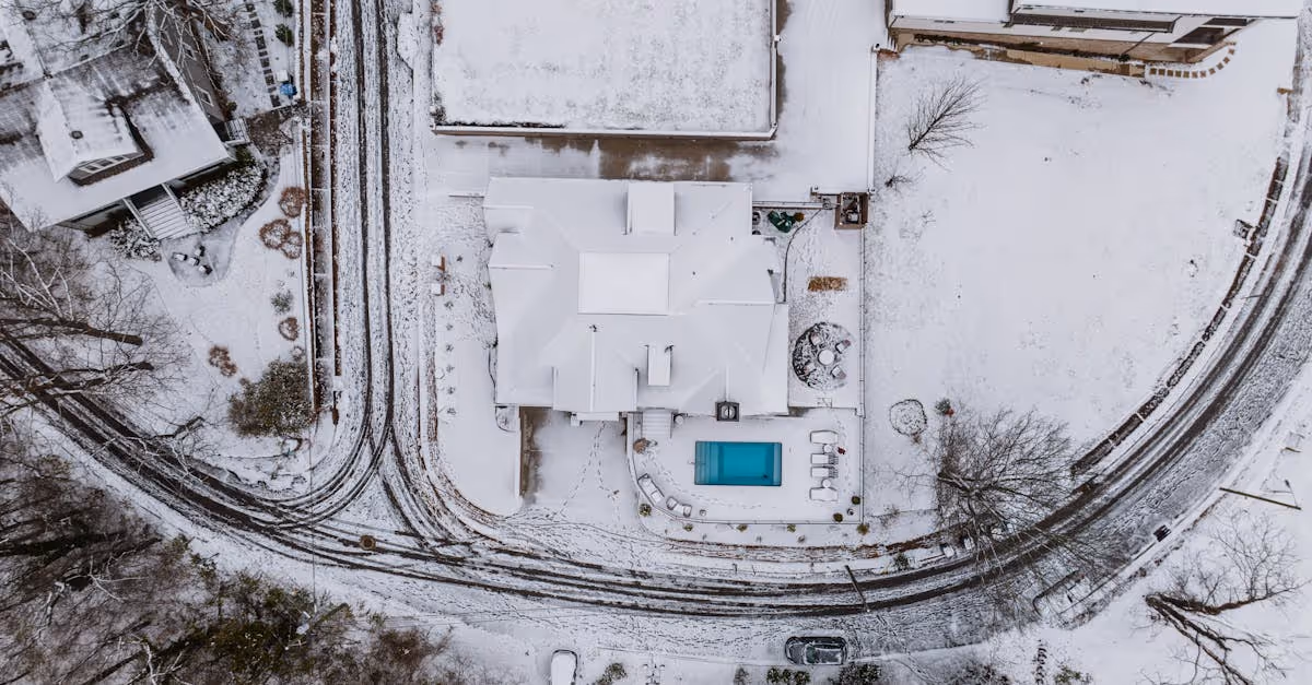 winter aerial
