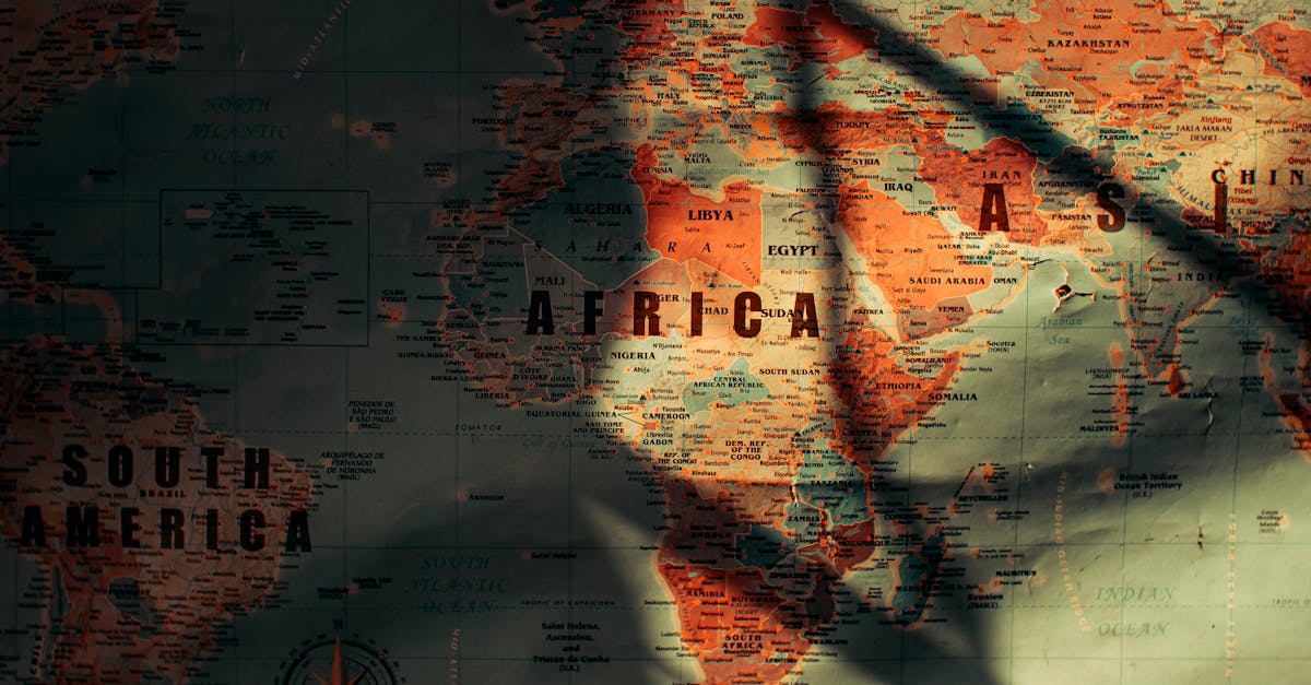 map of Africa