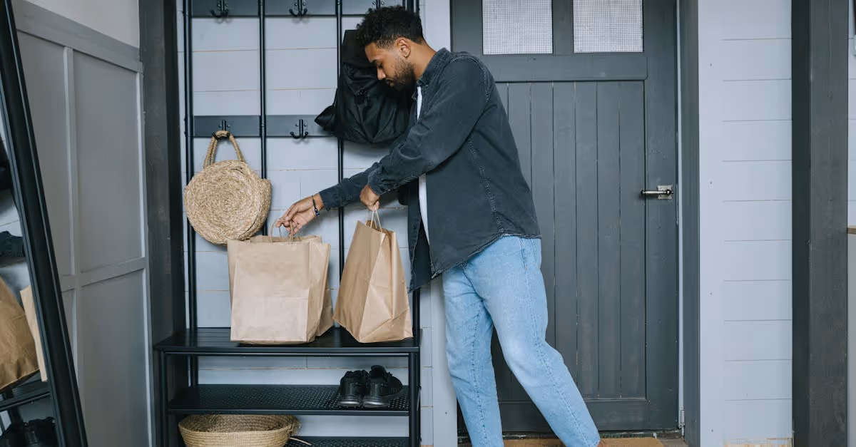man with bags
