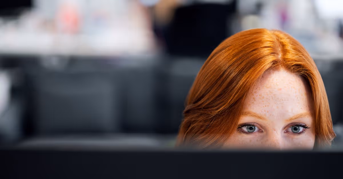 woman at work