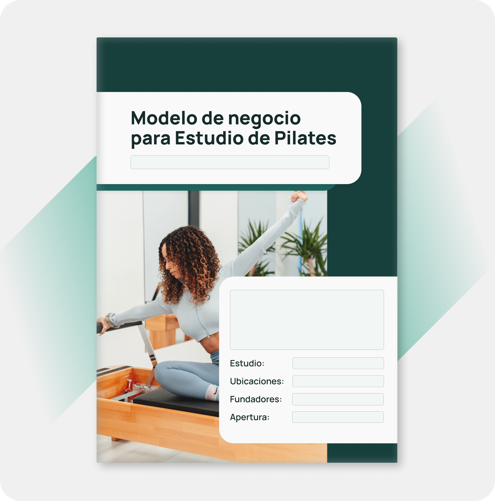 Modelo de negocio Pilates listo para usar