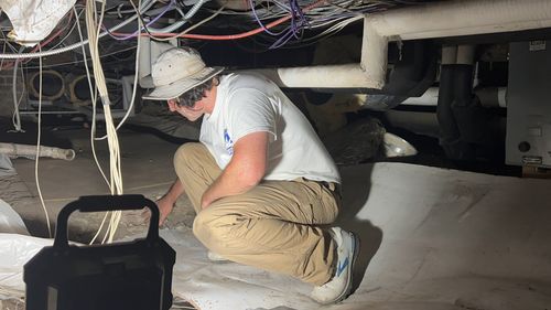 Underneath the Kitchen House Cellar, Archaeologist Andrew Agha, RPA PHD, 2024.