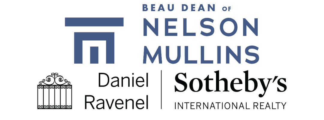 Sponsor block with two logos recognizing Beau Dean of Nelson Mullins and Daniel Ravenel Sotheby's Realty