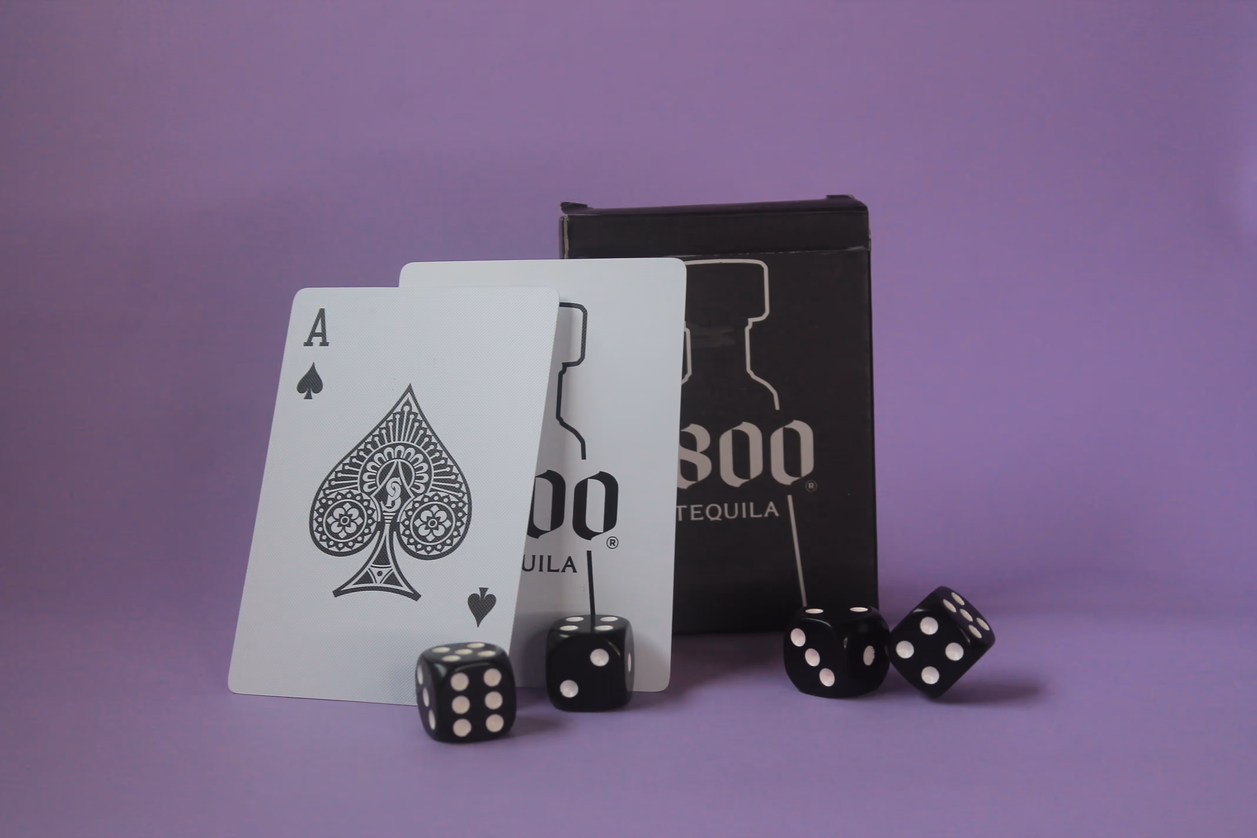 Custom playing cards for launch with company branding and logo.