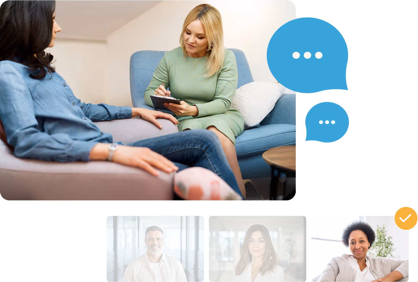 match with a therapist