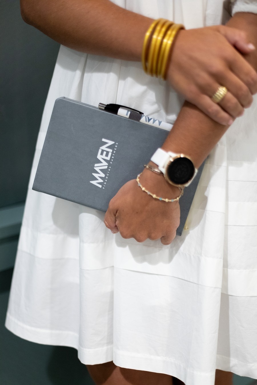 Business owner reviewing financial dashboard with a Fractional CFO supporting med spa growth in the U.S. and Richardson