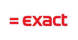 Exact company logo with red text and equal sign.