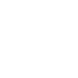 White location map pin icon on transparent background.