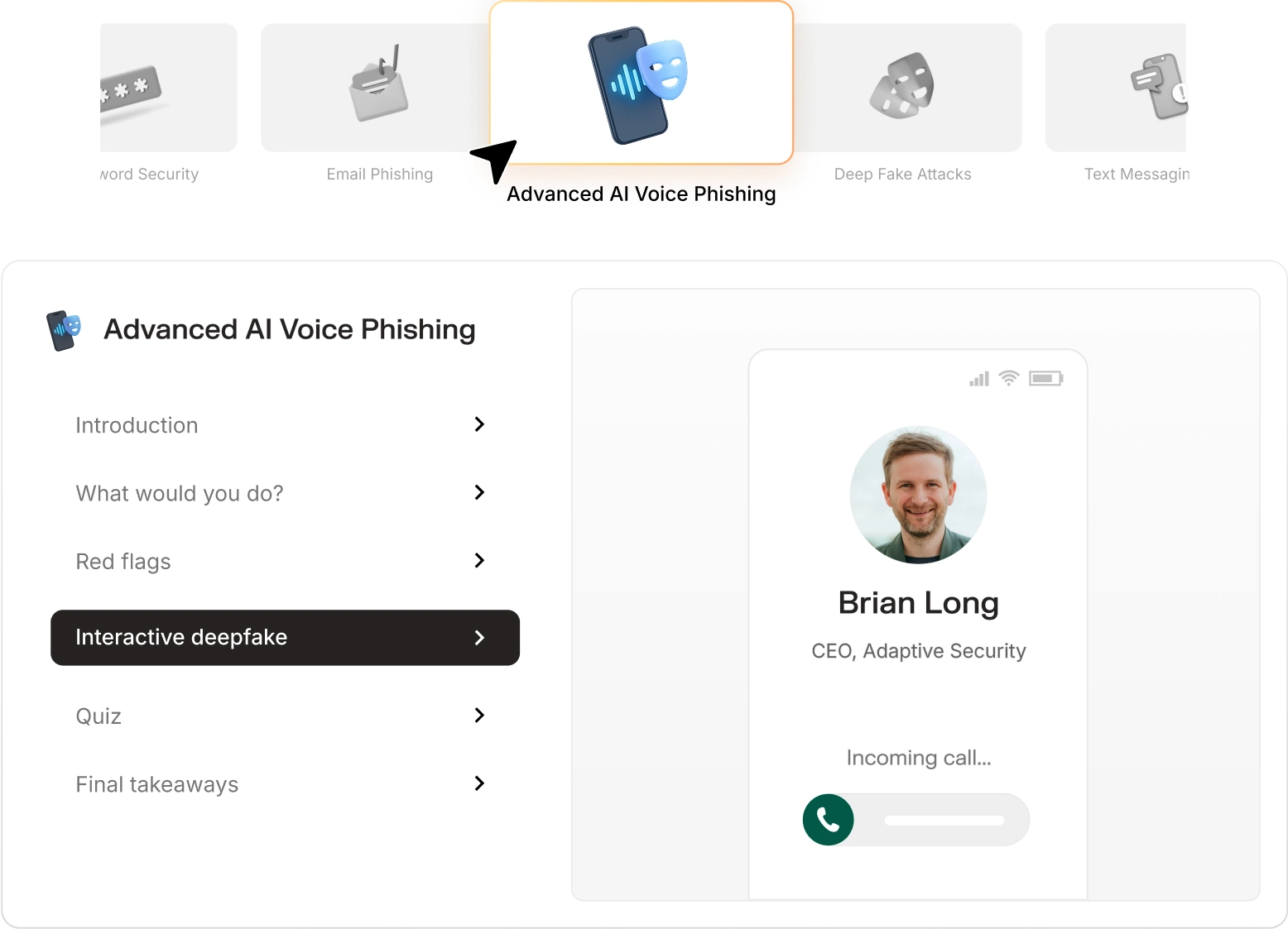 adaptive dashboard UI