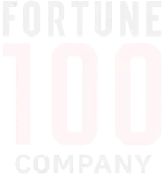 Fortune 100 logo with bold black text on a white background.