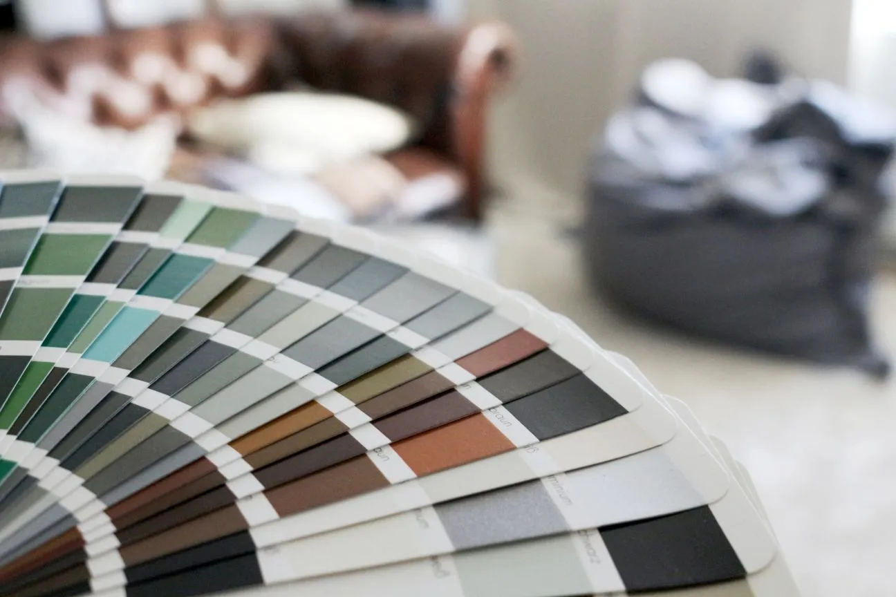 Farbpalette für die perfekte Farbe