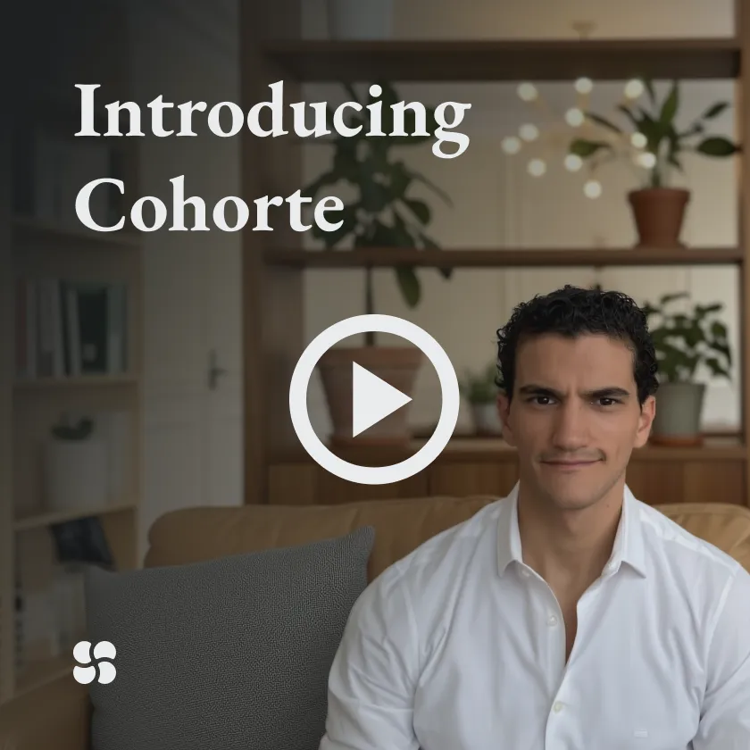 Introducing Cohorte video. Charafeddine Mouzouni. AI Won't Replace You (But You Need a New Map). AI is not a replacement problem. It's an education problem. This video is our manifesto—a new philosophy for professionals and leaders who want to stop feeling overwhelmed by AI and start using it as a lever for growth and creativity.