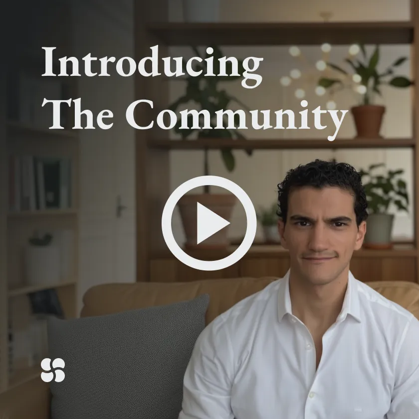Introducing the cohorte community. Charafeddine Mouzouni. FR Are You Learning AI Alone? (You Need to Watch This) eeling overwhelmed trying to learn AI by yourself? You're not alone. This video explains why going it alone is a recipe for burnout and how learning with peers is the ultimate shortcut.  🚀 Your journey to mastering AI starts here. Join our free community of 10,000+ professionals and stop reinventing the wheel. Join "AI Friends" for Free → https://www.cohorte.co/community