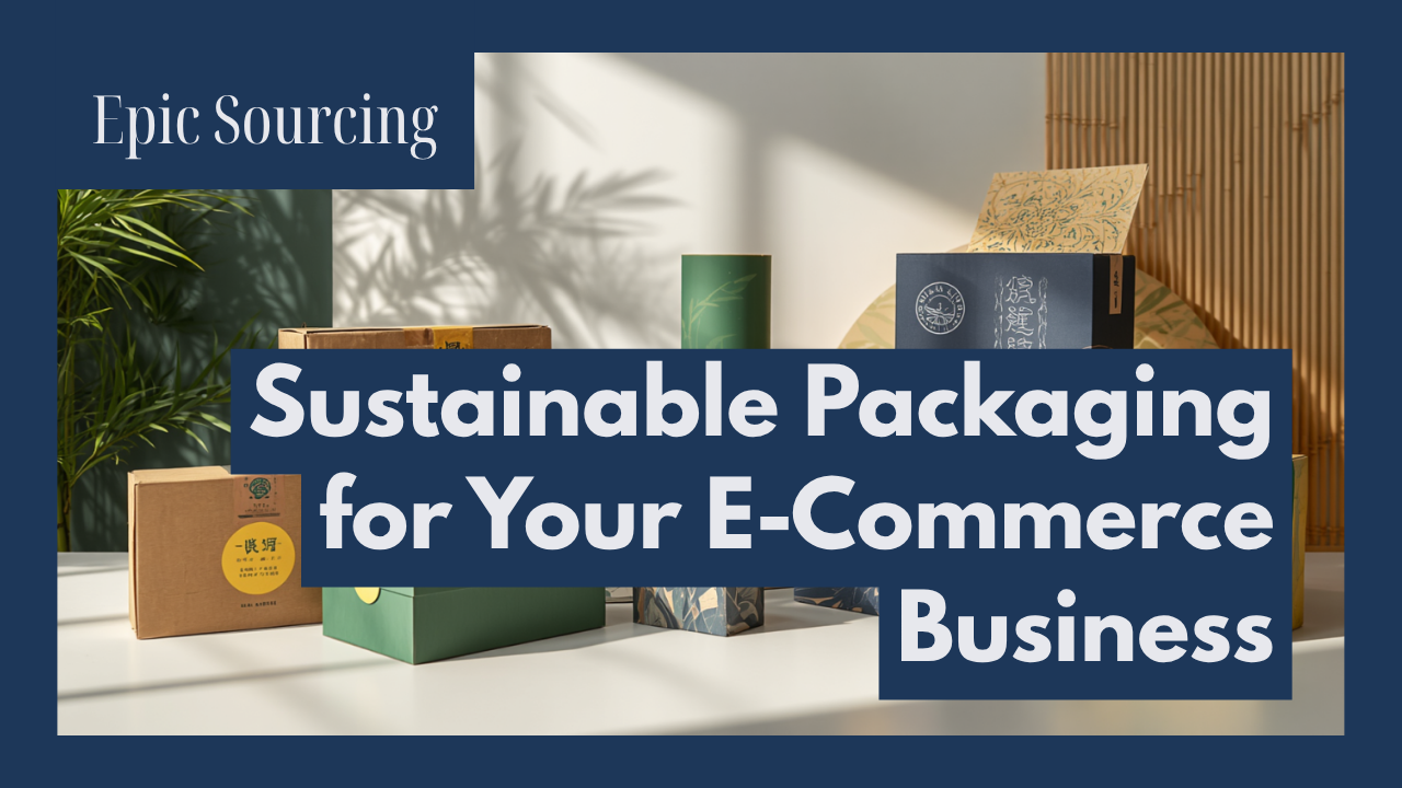sourcing sustainable packaging solutions from Asia for your Australian e-commerce businessing materials and products.