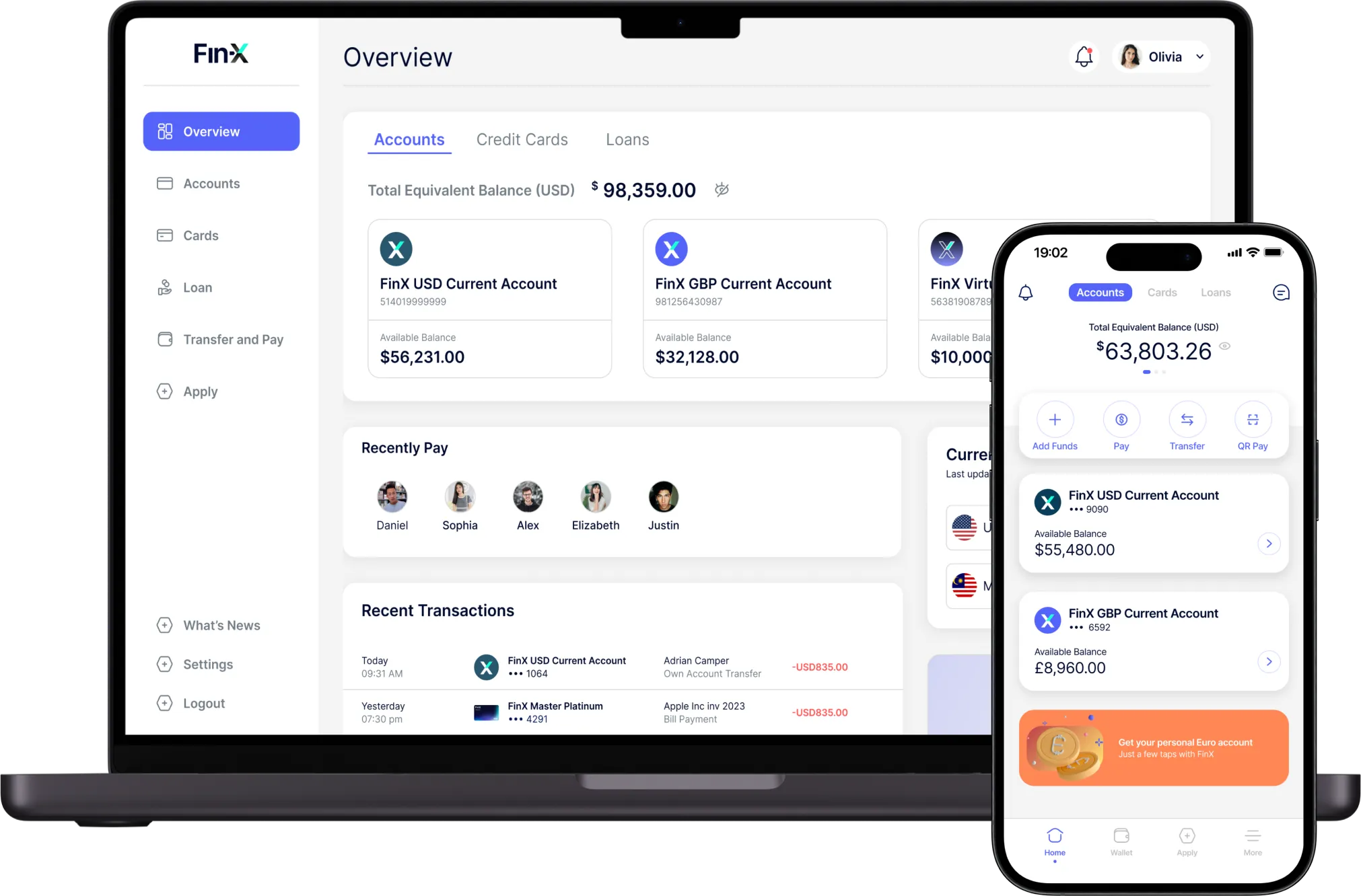 Fin-X UI