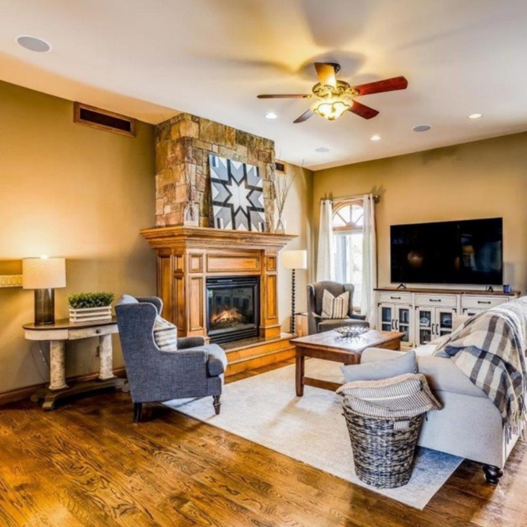 Cherry Hills Livingroom and Kitchen floorling remodel