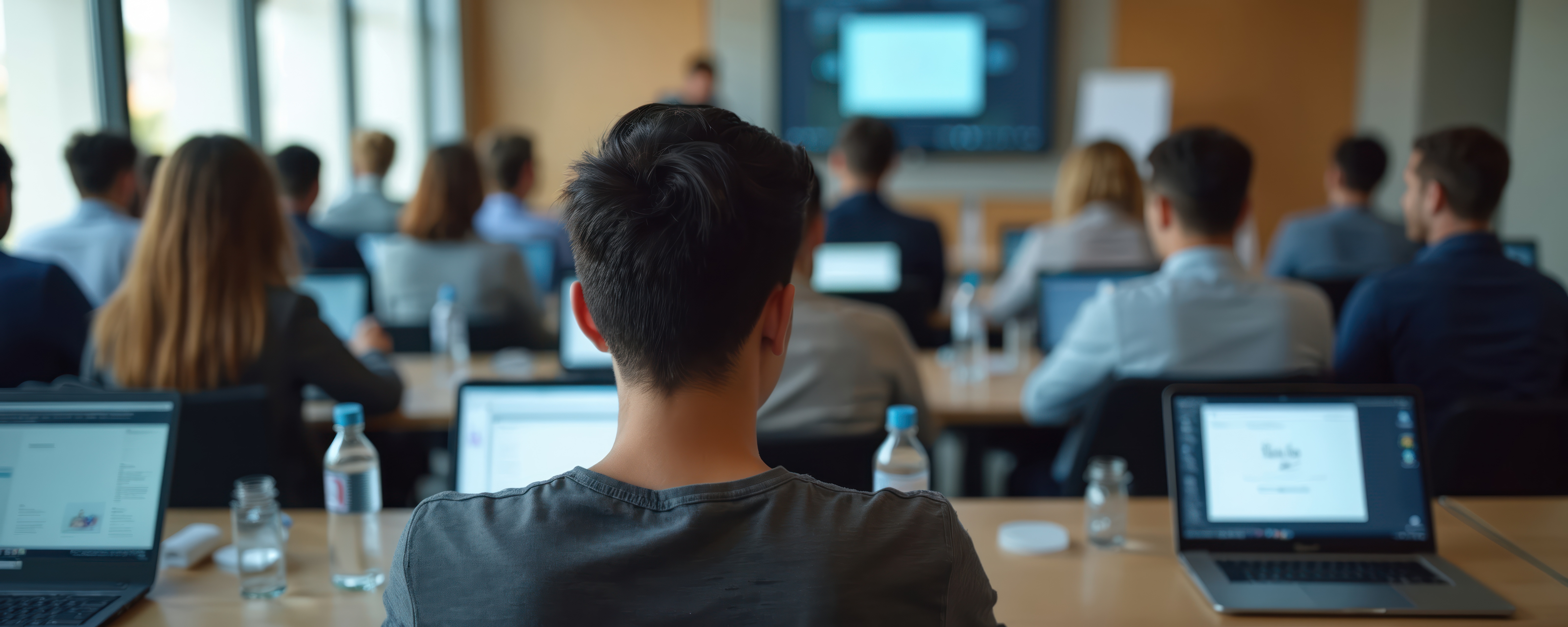 Engineer reviewing technical plans while studying for professional licensure