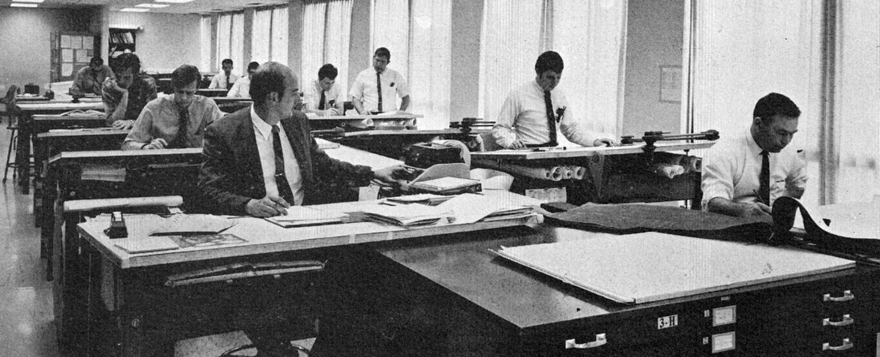 Barge sanitary engineers at Parkway Towers