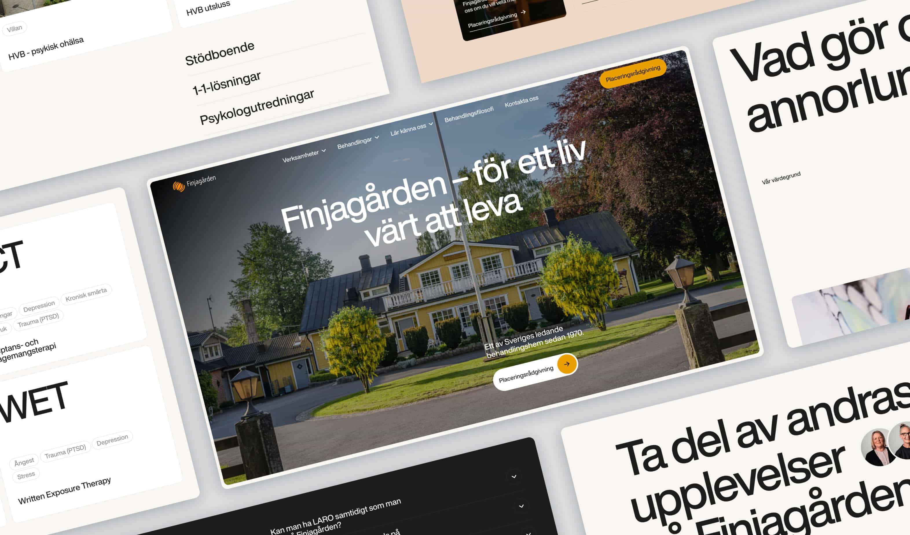 WordPress till Webflow-migration för Finjagårdens behandlingshem av Good Guys