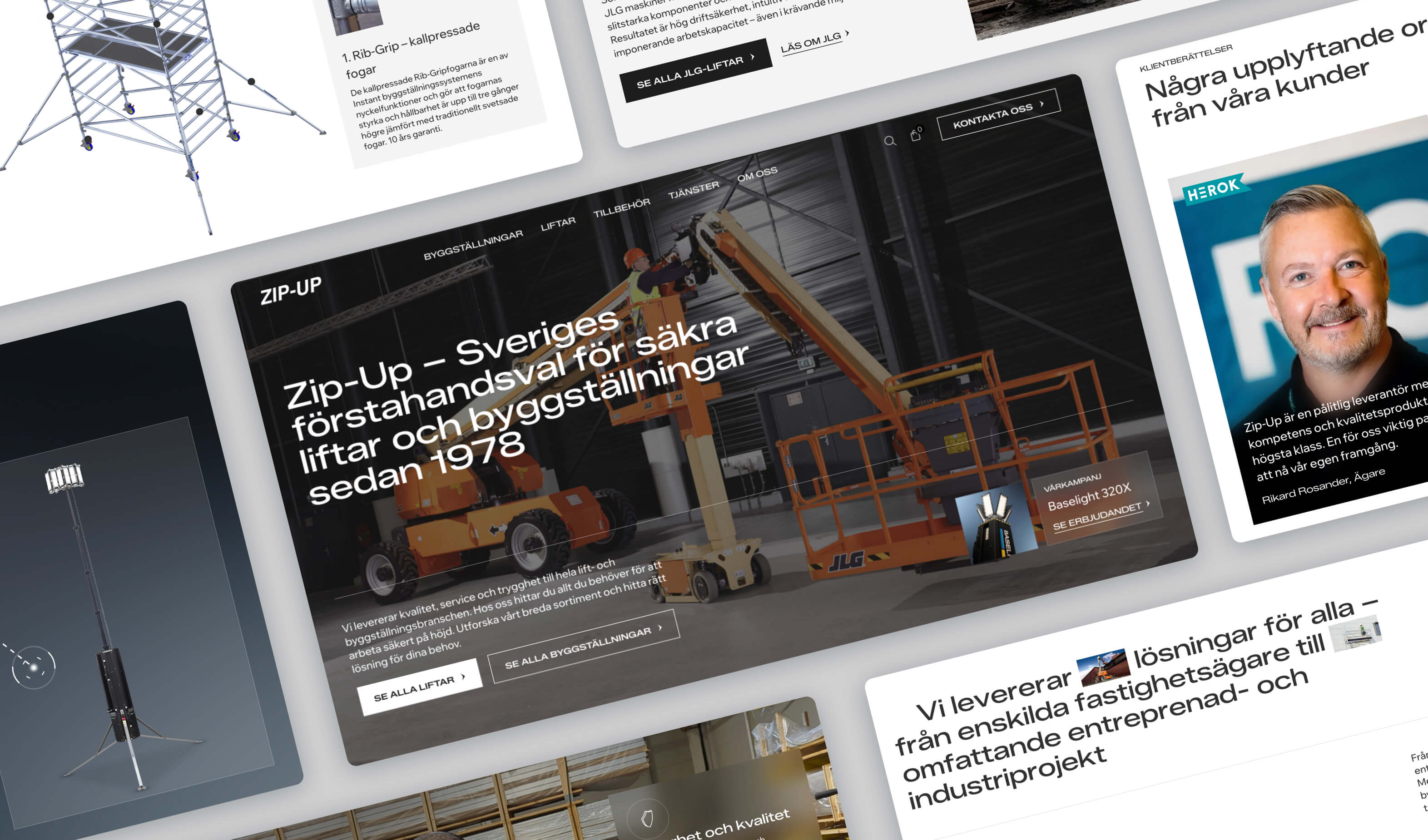 Zip-Up produktkatalog migrerad och strukturerad i Webflow CMS