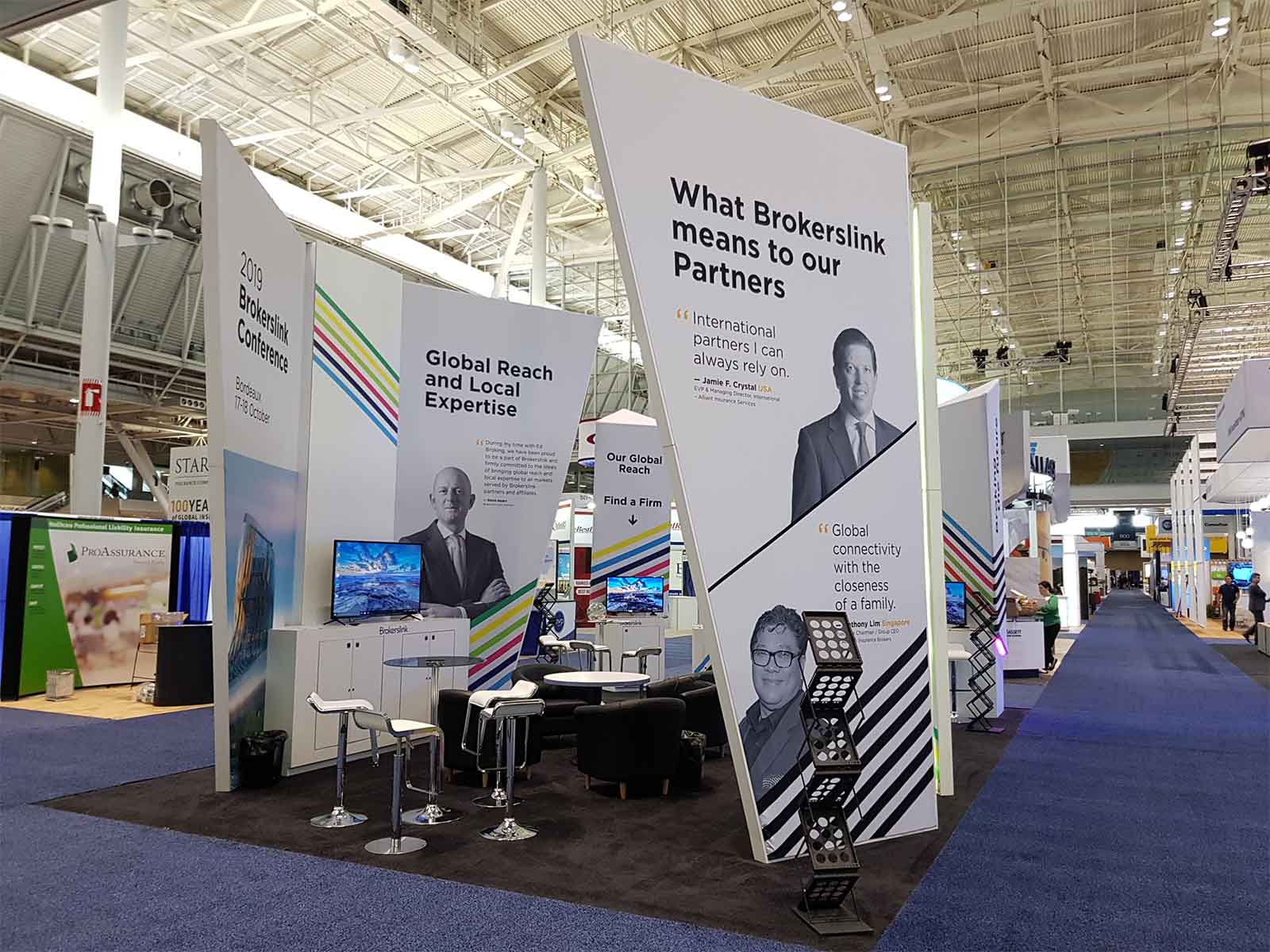 Blueprints for a conference stand