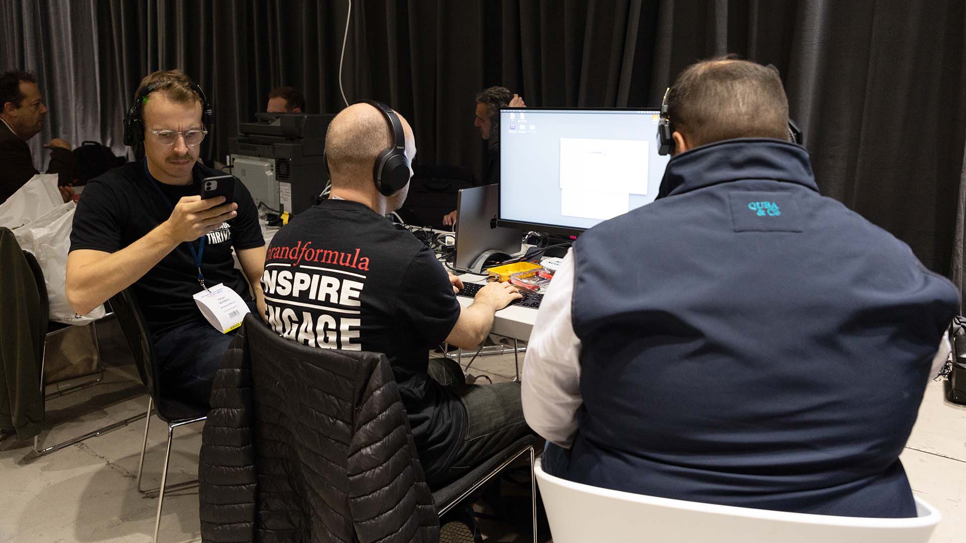 Blueprints for a conference stand