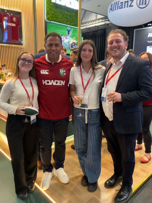 member of the brandformula team being interviewed