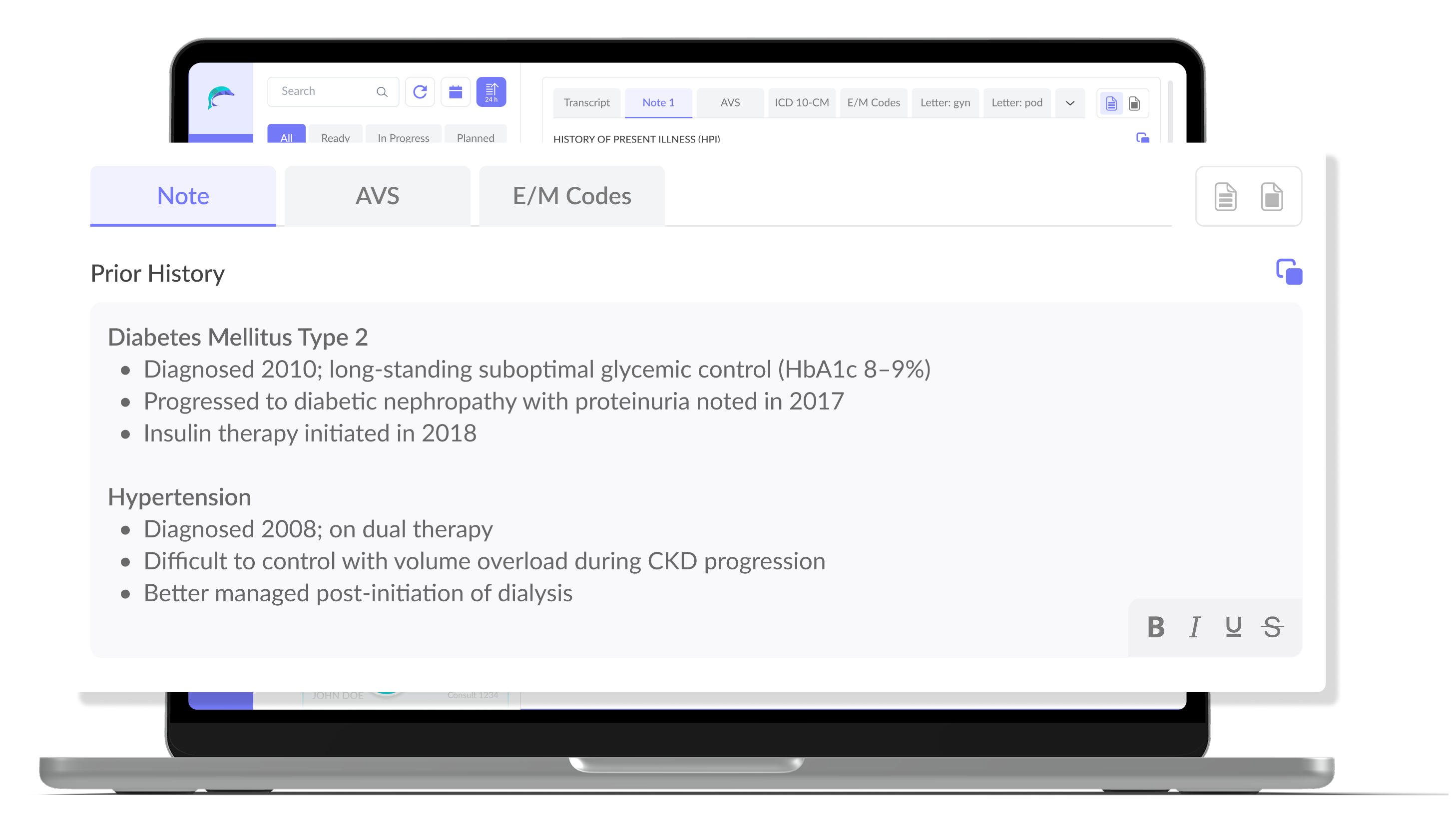 Ambient AI Assistant for Nephrology Care