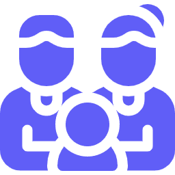 Team icon showing Marvix AI supports collaborative notes with physicians, NPs, RNs, and MAs