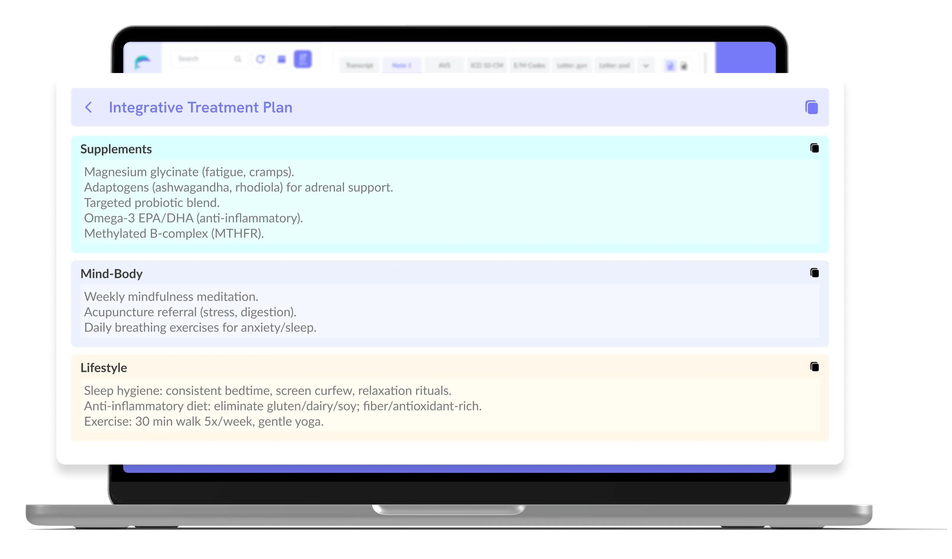  Smartphone showing Marvix AI auto-generated nephrology note with history, complaints, and labs.
