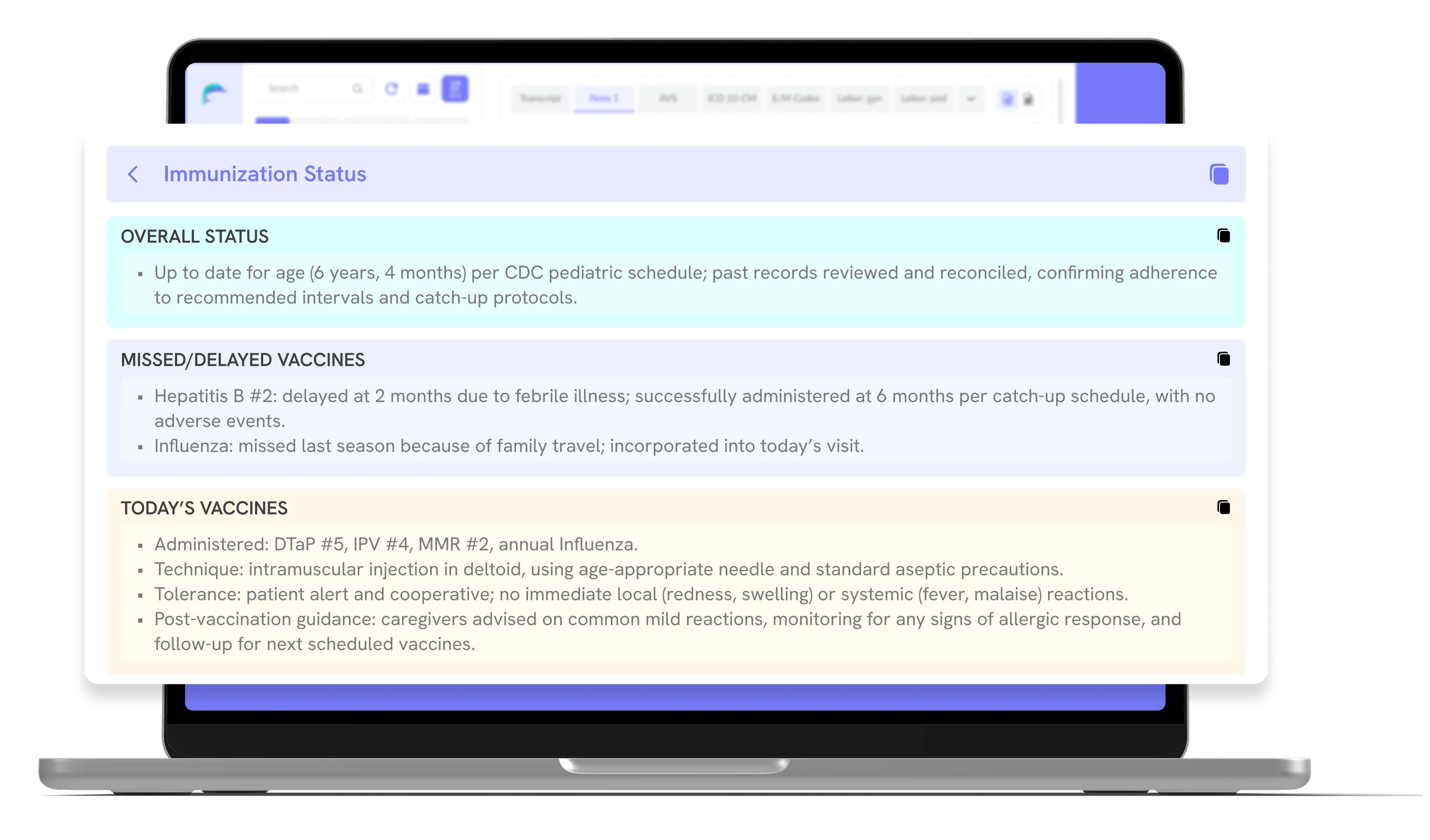  Smartphone showing Marvix AI auto-generated nephrology note with history, complaints, and labs.