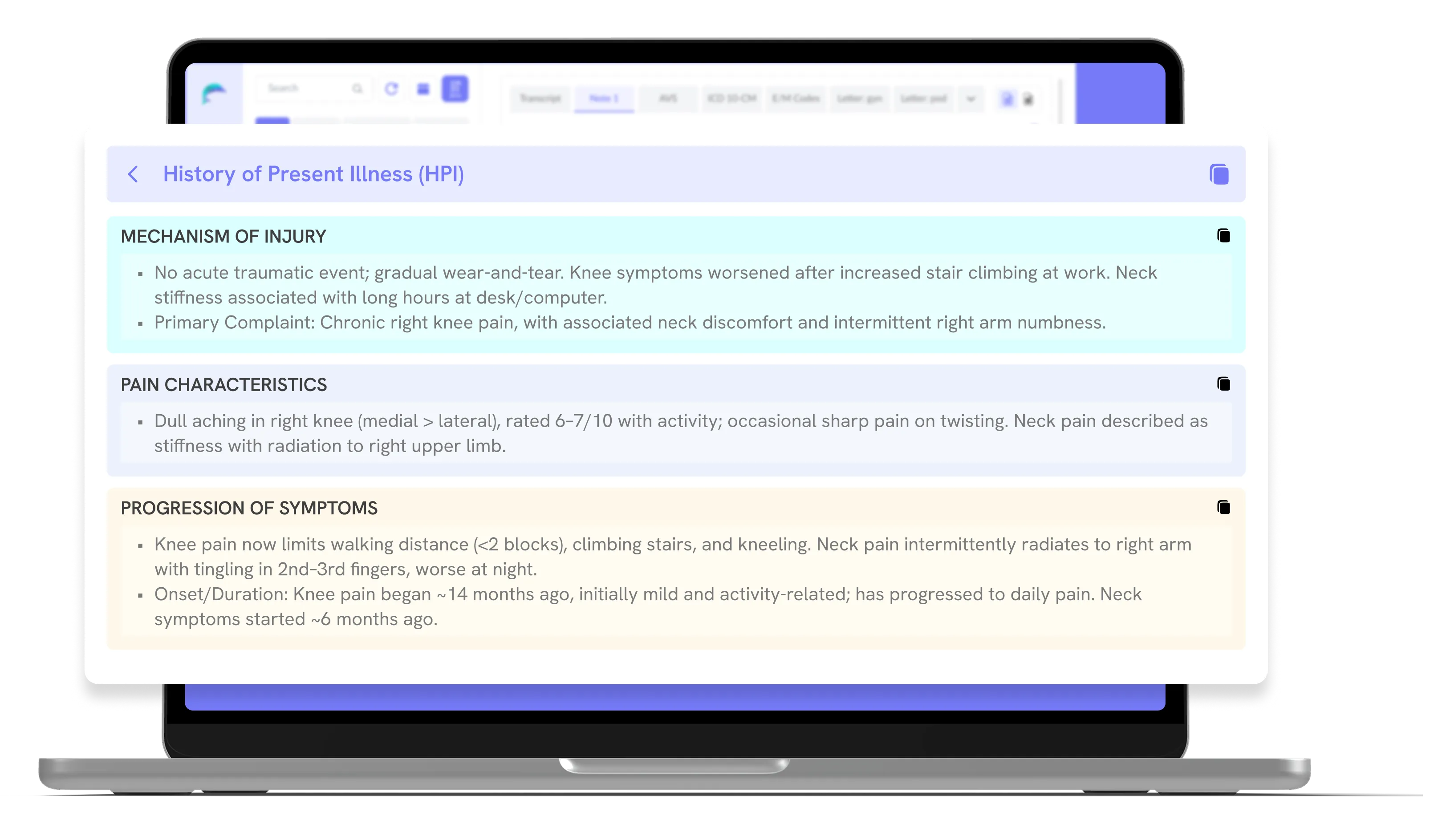  Marvix AI supports orthopedic consults, captures injury history, creates imaging summaries, and carries forward past data.