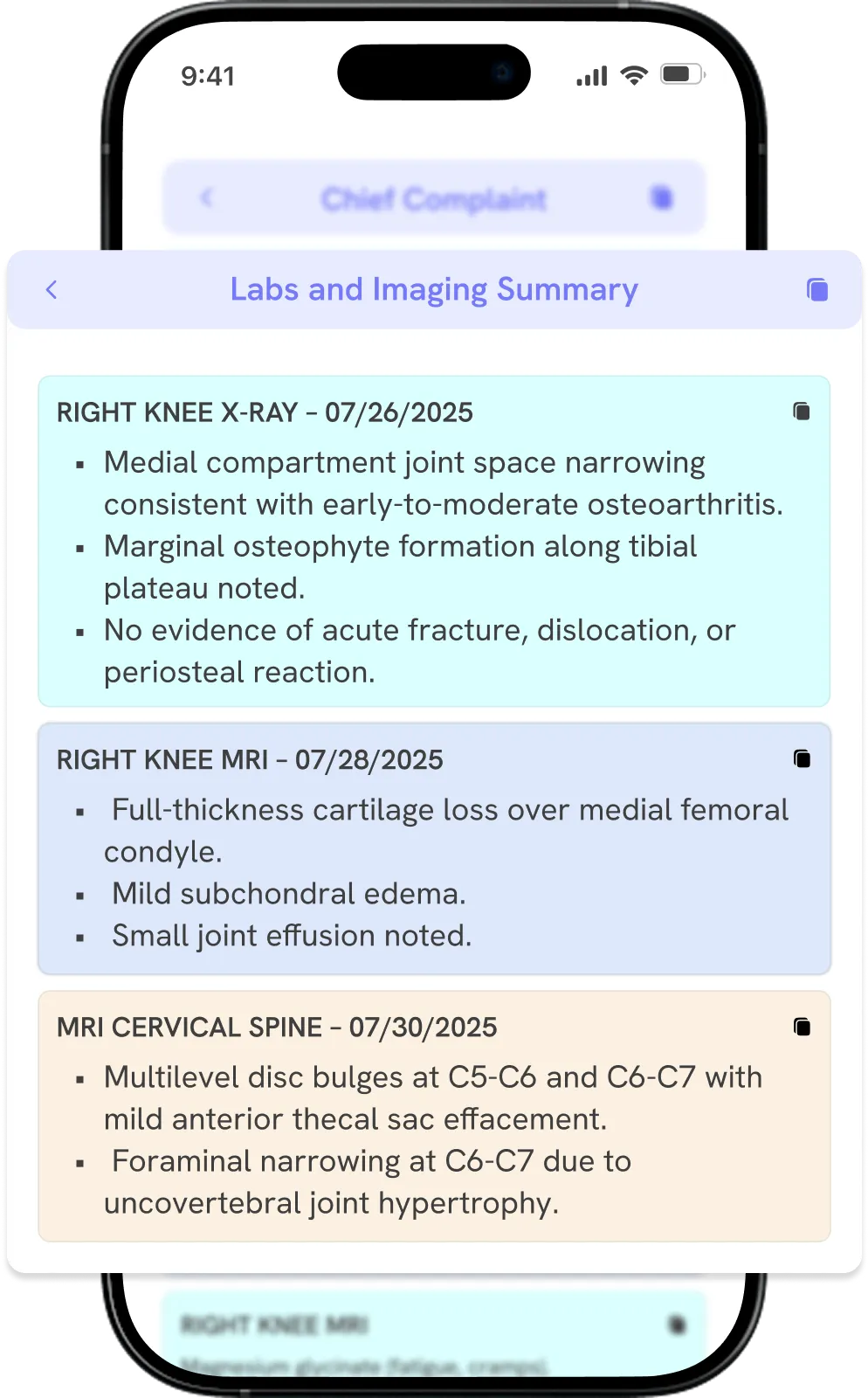 Marvix AI supports orthopedic consults, captures injury history, creates imaging summaries, and carries forward past data.