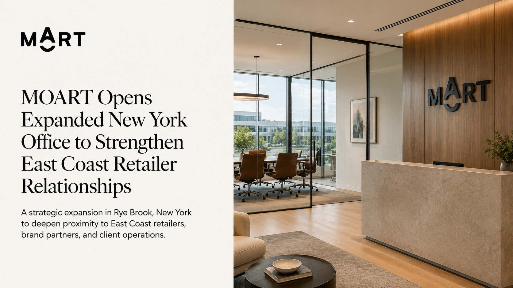 MOART Opens Expanded New York Office to Strengthen East Coast Retailer Relationships — MOART company announcement and cross-b