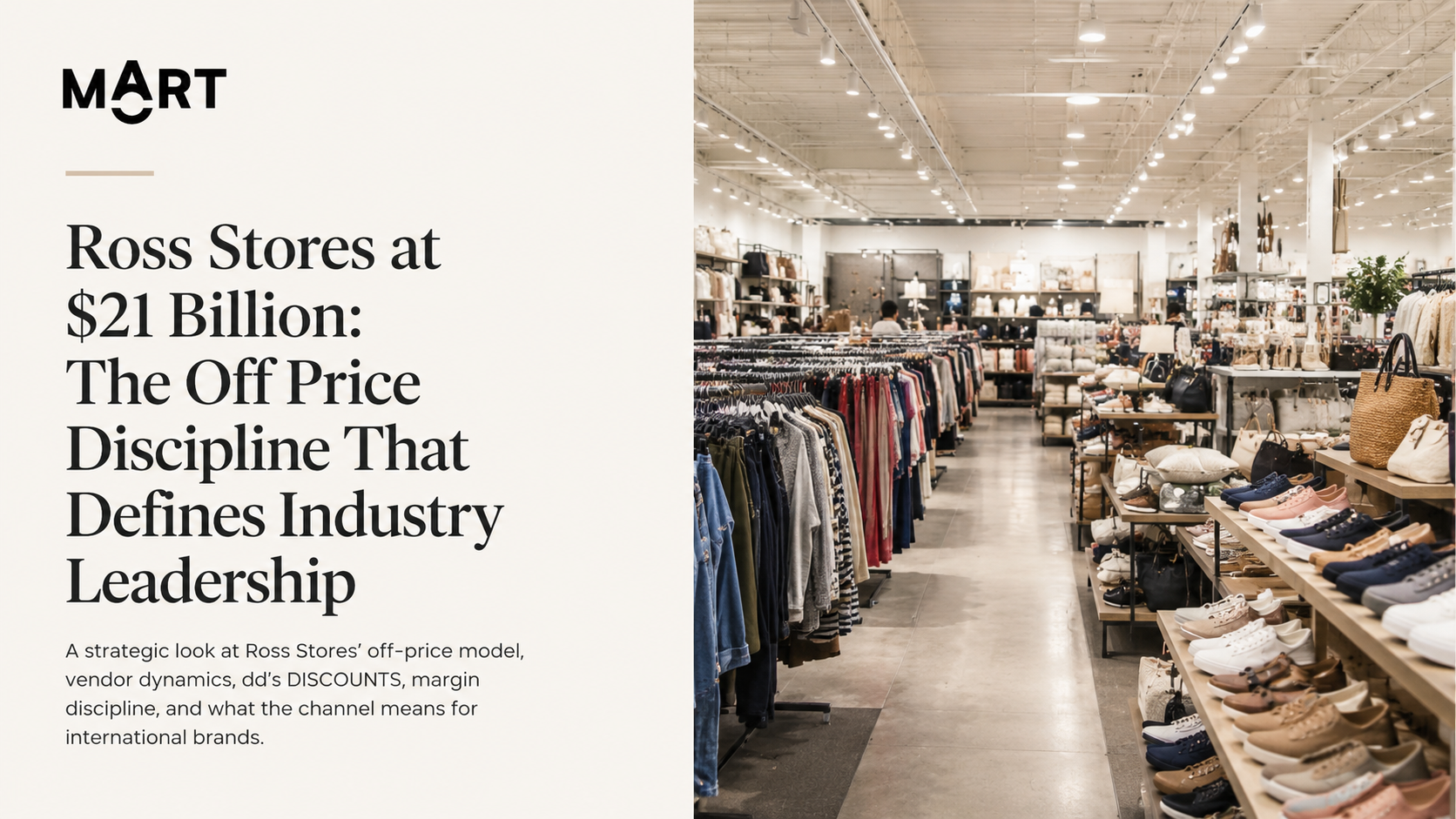 Ross Stores at $21 Billion — MOART analysis for cross-border brand strategy
