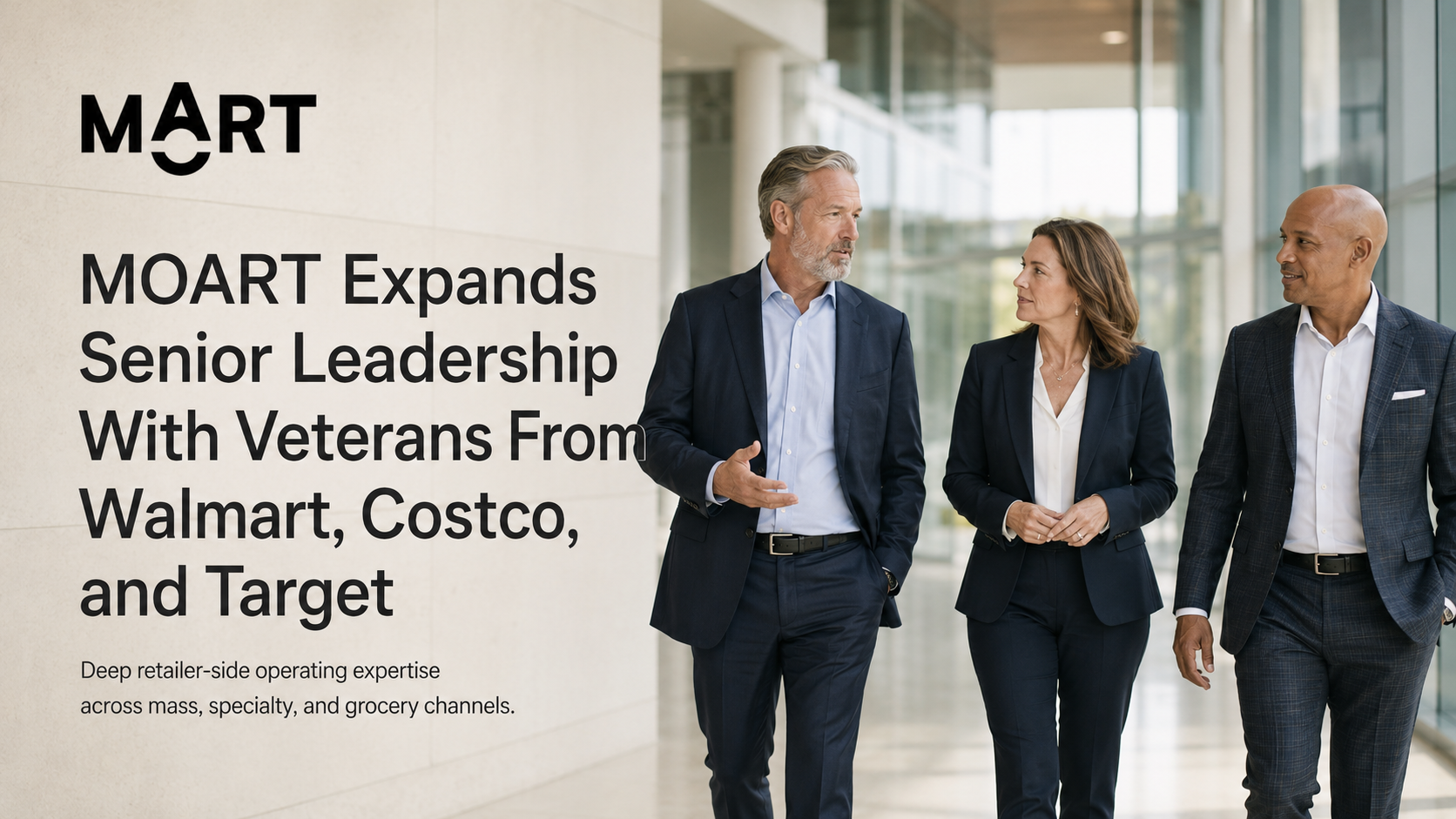 MOART Expands Senior Leadership With Veterans From Walmart, Costco, and Target — MOART company announcement and cross-border 