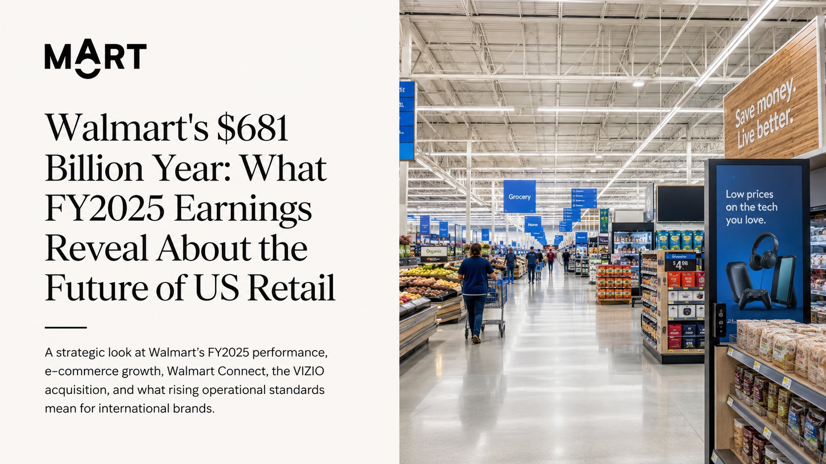 Walmart FY2025 earnings recap covering 681 billion revenue future US retail competitive dynamics and supplier MOART blog