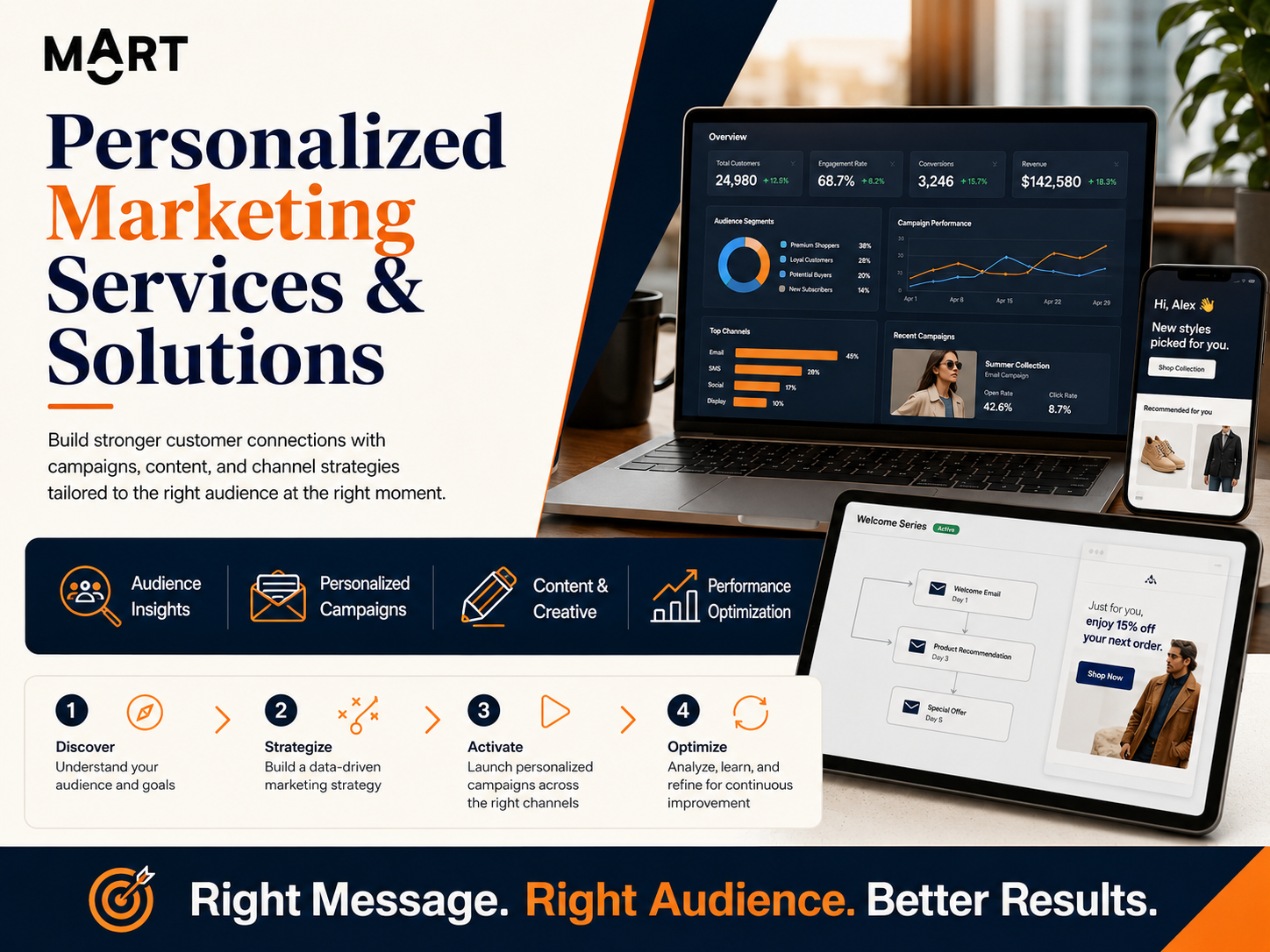 Marketing services team building personalized customer journey solutions across digital and retail touchpoints MOART blog