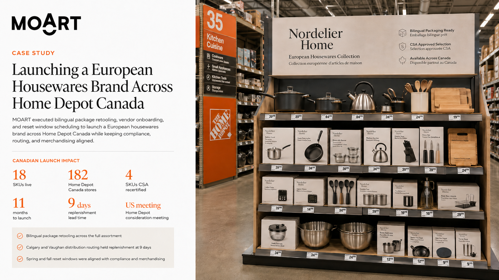 European Housewares Brand: Home Depot Canada Chain-Wide Launch With CSA Compliance Path