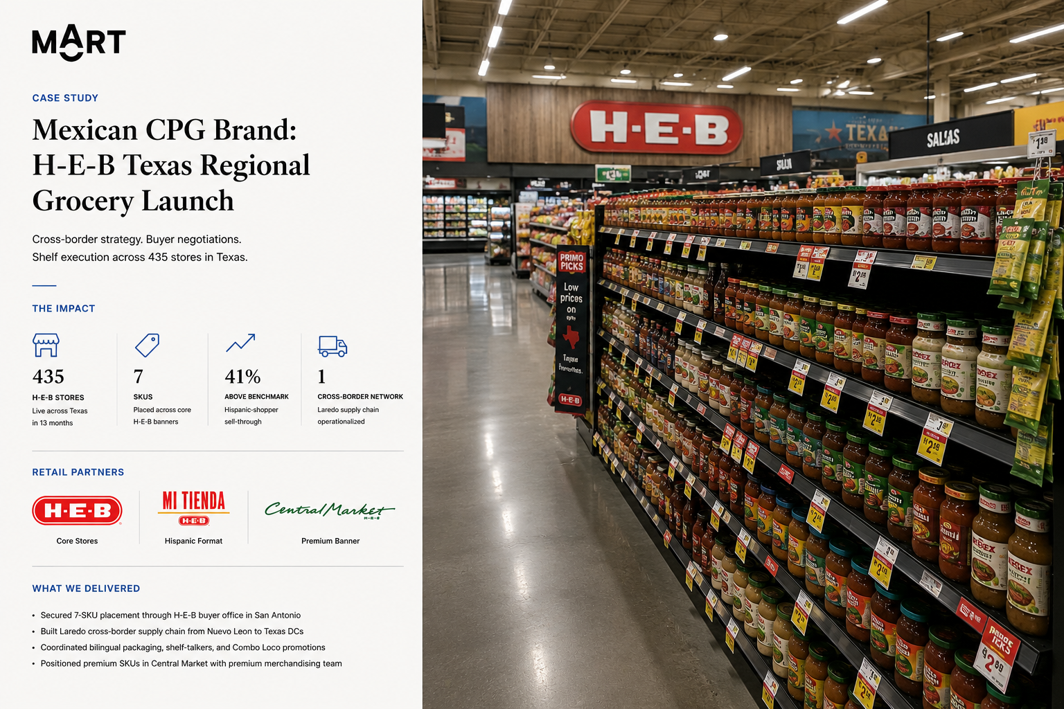 Mexican CPG Brand: H-E-B Texas Regional Grocery Launch
