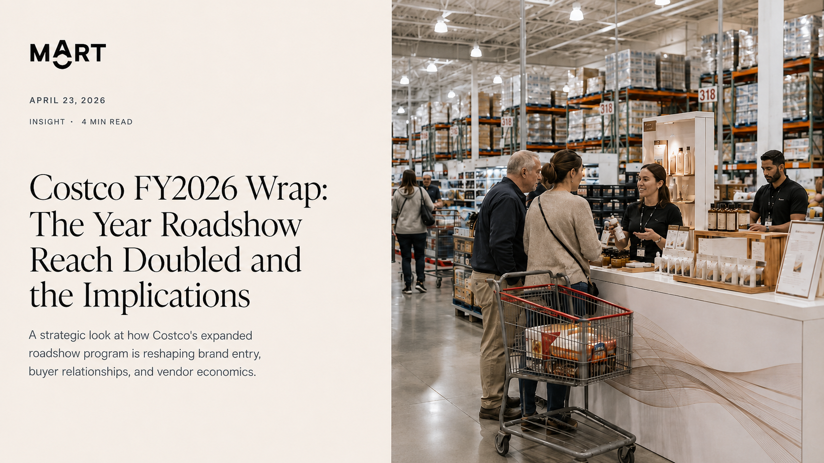 Costco FY2026 Wrap: The Year Roadshow Reach Doubled and the Implications