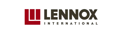 A logo for the company Lennox International.